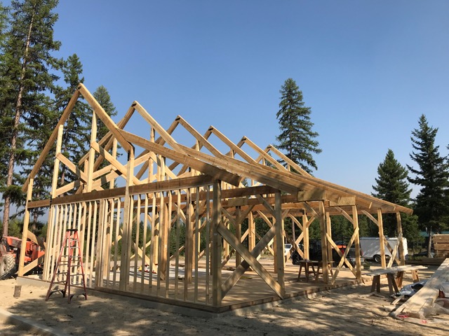 Professional construction site